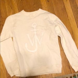 JW Anderson white sweatshirt